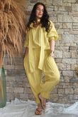 Sundaze Cheesecloth Bloomer Pant Soft Ochre